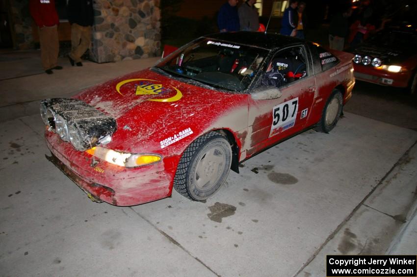 Micah Wiitala / Jason Takkunen Mitsubishi Eclipse GSX checks in at the finish for the win (2).