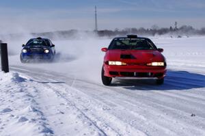 Jake Weber / Chris Mogren Eagle Talon and Cary Kendall / Scott Friberg Dodge SRT-4