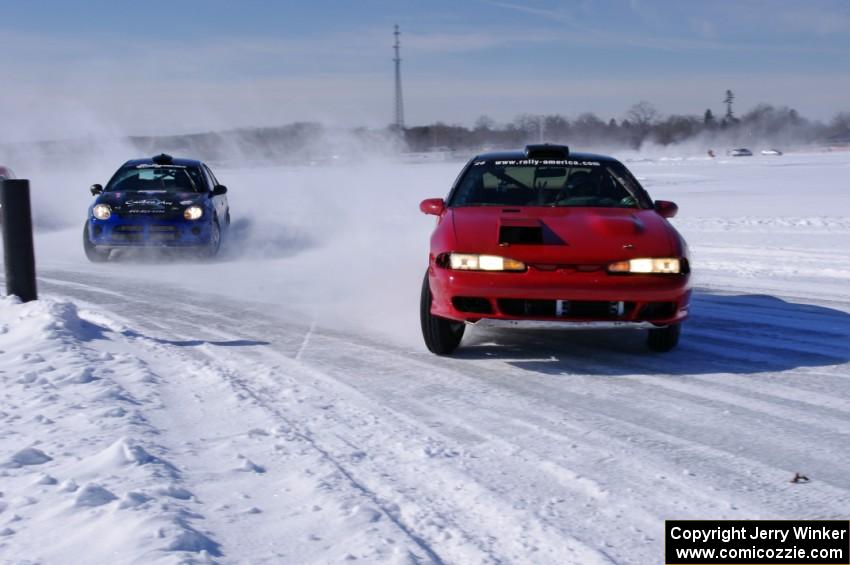 Jake Weber / Chris Mogren Eagle Talon and Cary Kendall / Scott Friberg Dodge SRT-4