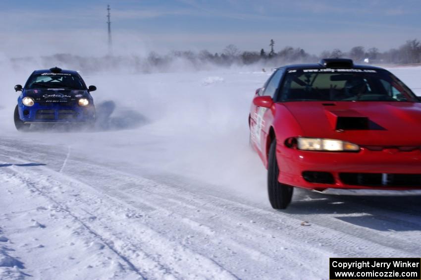 Jake Weber / Chris Mogren Eagle Talon and Cary Kendall / Scott Friberg Dodge SRT-4