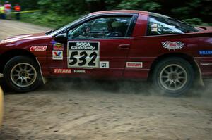 Dave LaFavor / Chris Huntington Eagle Talon was an ealy DNF seen here on SS1.