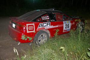 Cary Kendall / Scott Friberg Eagle Talon at a 90-right on SS4.