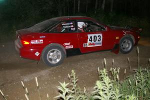 Erick Nelson / Greg Messler get their Ford Probe GT pointed in the right direction on SS4.