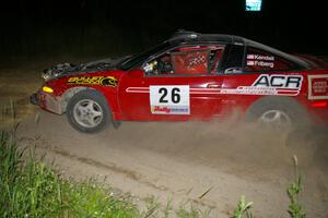 Cary Kendall / Scott Friberg Eagle Talon at a 90-left on SS6.