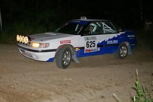 Mike Wray / John Nordlie Subaru Legacy Sport prepares for a 90-left on SS6.