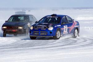 Cary Kendall / Scott Friberg Dodge SRT-4 and Jackson Bossen / Ryan Hammond Plymouth Sundance