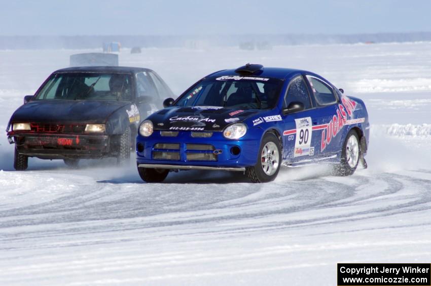 Cary Kendall / Scott Friberg Dodge SRT-4 and Jackson Bossen / Ryan Hammond Plymouth Sundance