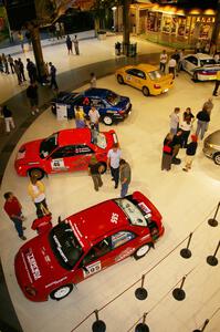 Overhead view of Rallyfest at the Mall of America the Wednesday before Ojibwe. (2)