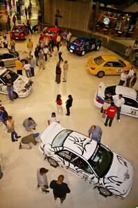 Overhead view of Rallyfest at the Mall of America the Wednesday before Ojibwe. (3)