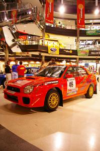 Matthew Johnson / Wendy Nakamoto Subaru WRX on display at the Mall of America (1).