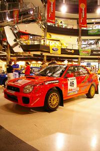 Matthew Johnson / Wendy Nakamoto Subaru WRX on display at the Mall of America (2).