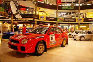 Matthew Johnson / Wendy Nakamoto Subaru WRX on display at the Mall of America (3).