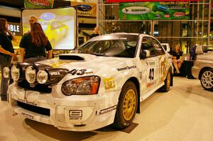 Ken Block / Alex Gelsomino Subaru WRX STi on display at the Mall of America.