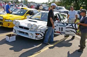 Dennis Martin / Kim DeMotte Saturn SL2 on display at parc expose on day one.