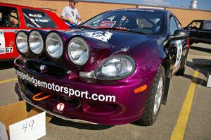 Sans Thompson / Craig Marr Dodge Neon ACR on display at parc expose at Bemidji Vo-tech on day one.