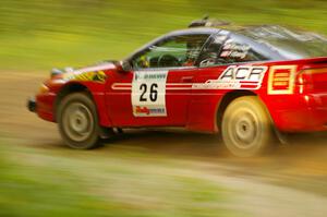 Cary Kendall / Scott Friberg at speed in their Eagle Talon near the end of SS1, Halverson Lake.