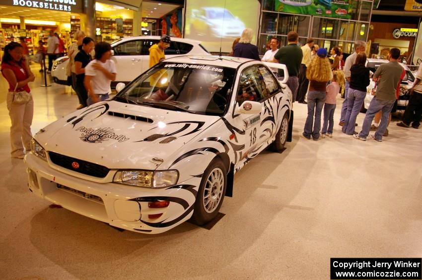 Matt Iorio / Ole Holter	Subaru Impreza on display at the Mall of America.