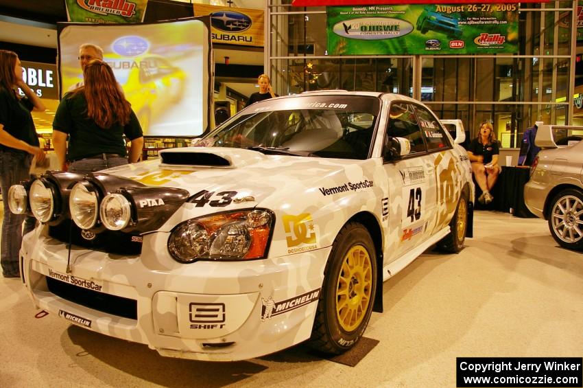 Ken Block / Alex Gelsomino Subaru WRX STi on display at the Mall of America.