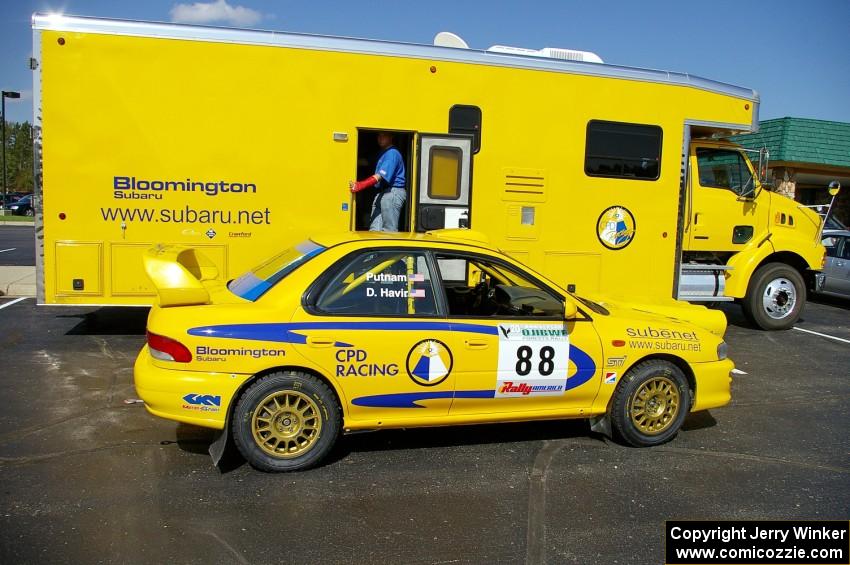 Matt Iorio / Ole Holter	Subaru Impreza at parc expose at the Bemidji Vo-tech on day one.