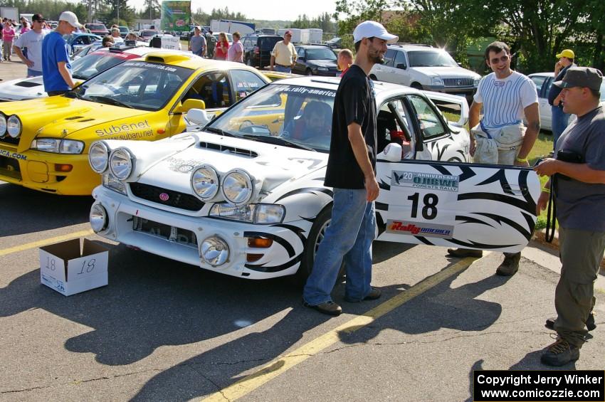 Dennis Martin / Kim DeMotte Saturn SL2 on display at parc expose on day one.