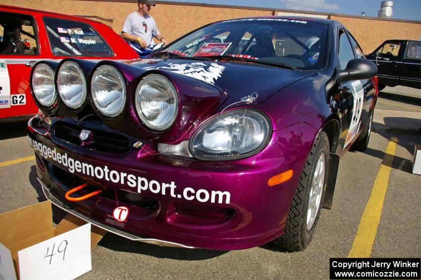 Sans Thompson / Craig Marr Dodge Neon ACR on display at parc expose at Bemidji Vo-tech on day one.