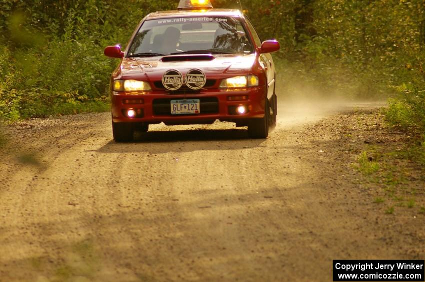 ??? / ??? Subaru Impreza 2.5RS ran as Car 00 seen here on Halverson Lake, SS1.