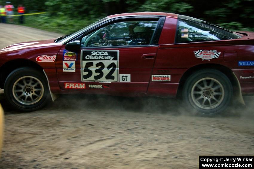 Dave LaFavor / Chris Huntington Eagle Talon was an ealy DNF seen here on SS1.