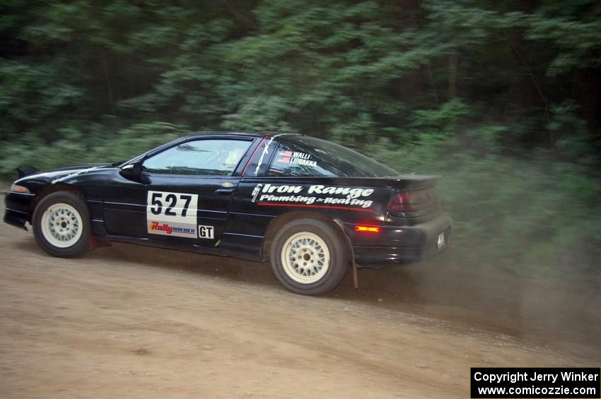 Craig Walli / Jonah Liubakka Eagle Talon at speed on SS1.