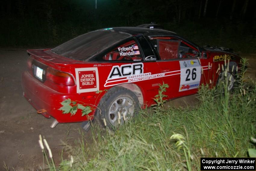 Cary Kendall / Scott Friberg Eagle Talon at a 90-right on SS4.