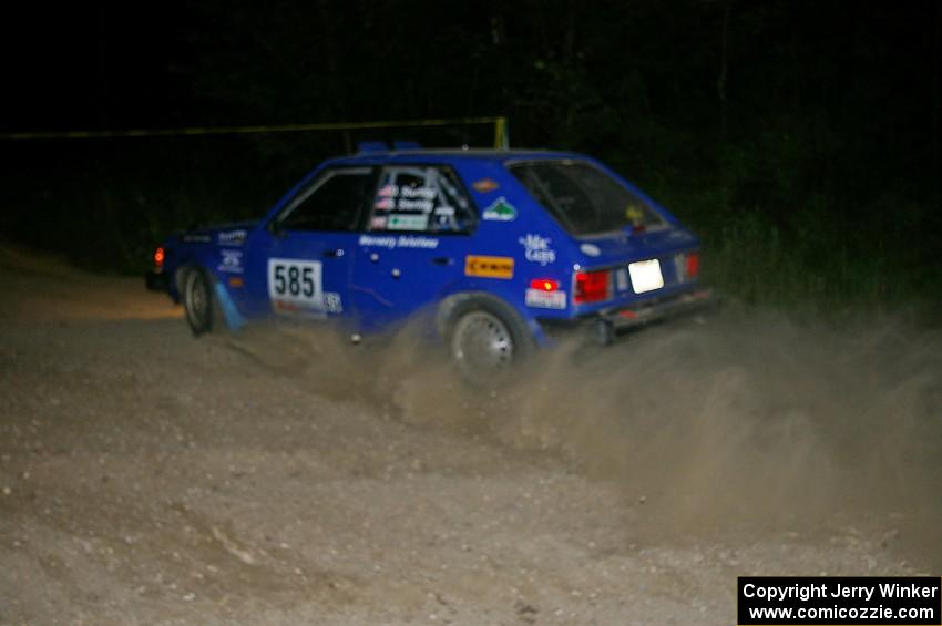 Dave Sterling / Mark Utecht Dodge Omni GLH almost go right at a 90-left on SS6.