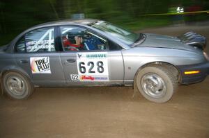 Dan Adamson / Jeremiah Schubitzke Saturn SL2 through a 90-right on SS2, Spur 2.