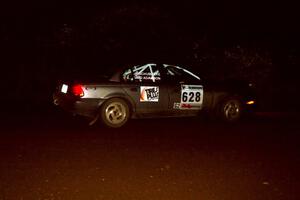 Dan Adamson / Jeremiah Schubitzke Saturn SL2 through a 90-left on SS7, Blue Trail.