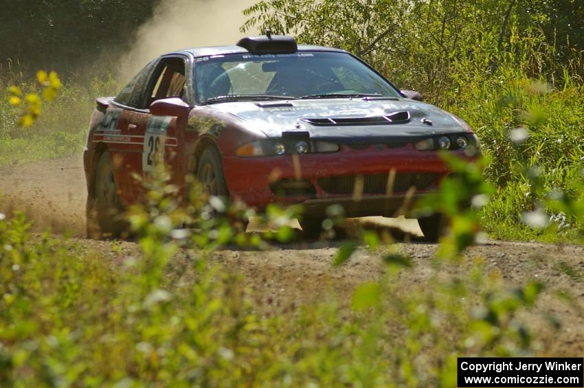 Cary Kendall / Scott Friberg Eagle Talon at speed on SS10, Chad's Yump.