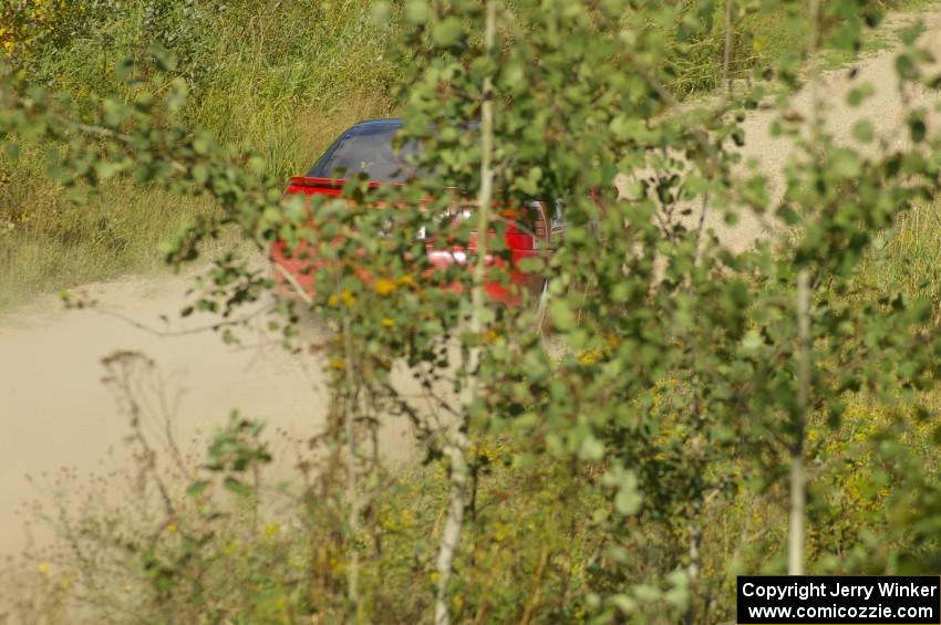 Cary Kendall / Scott Friberg Eagle Talon at speed on SS10, Chad's Yump.