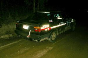 Mike Merbach / Jeff Feldt VW Jetta leaves the start of SS15, Sugar Bush.