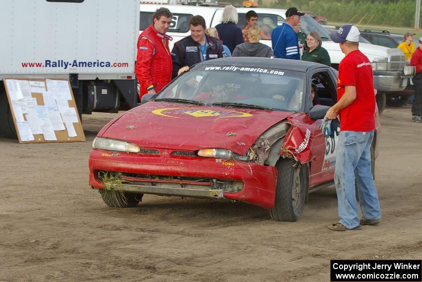 Micah Wiitala / Jason Takkunen Mitsubishi Eclipse GSX withdrew from the event after rolling on the stage prior to Osage service.