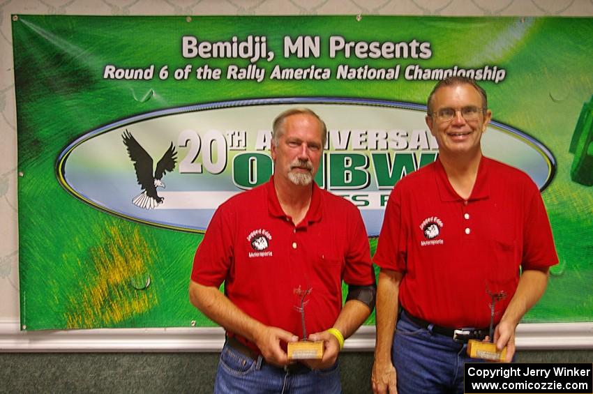 Sans Thompson / Craig Marr clinched the Production class championship at Ojibwe in their Dodge Neon ACR.