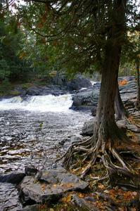 Lower Silver Falls of the Silver River near L'Anse, MI