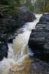 Unnamed Falls of the Silver River near L'Anse, MI