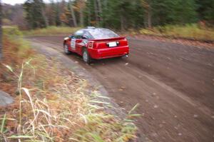 Cary Kendall / Scott Friberg Eagle Talon heads uphill near the start of SS1, Herman.