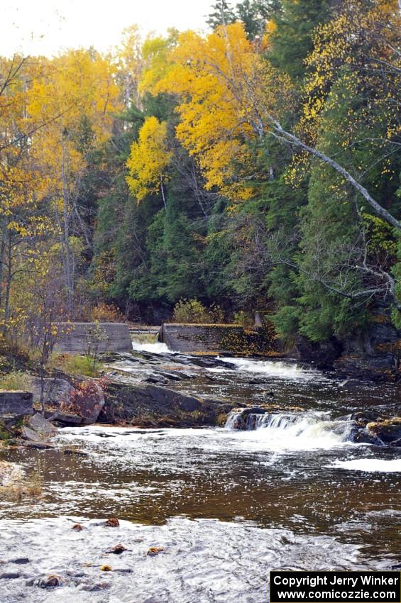 The second drop of Lower Falls of the Falls River near L'Anse, MI