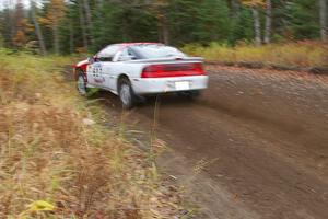 Marcin Kowalski / Maciej Sawicki Mitsubishi Eclipse GST heads uphill near the start of SS1, Herman.