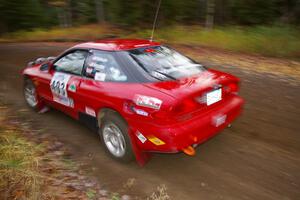 Erick Nelson / Greg Messler Ford Probe GT heads uphill near the start of SS1, Herman.