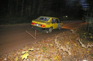 Eric Mozer / Jay Efting Alfa Romeo Milano comes in to the flying finish of SS2, Menge Creek North.