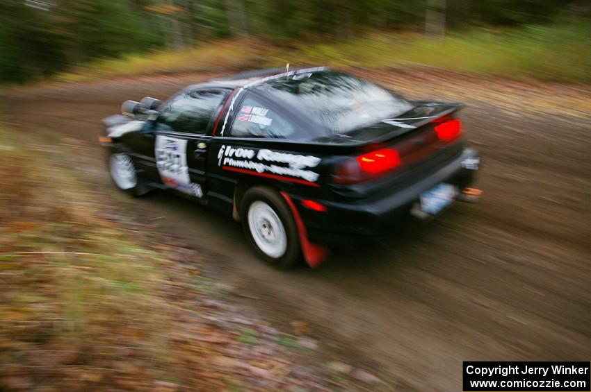 Craig Walli / Jonah Liubakka Eagle Talon TSi heads uphill near the start of SS1, Herman.