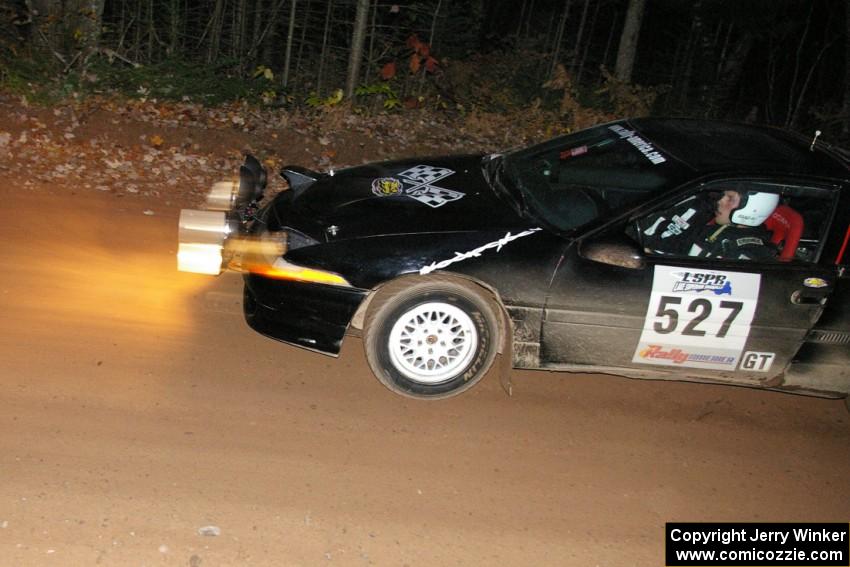 Craig Walli / Jonah Liubakka Eagle Talon comes in to the flying finish of SS2, Menge Creek North.