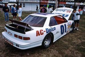 AC-Delco showcar on display behind the infield grandstands