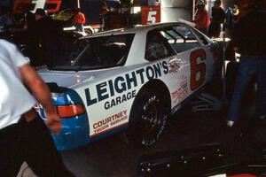 Leighton Reese's Chevy Lumina in the paddock