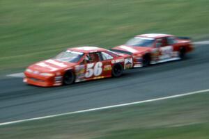 Brett Bell's Ford Thunderbird and Brad Loney's Chevy Lumina