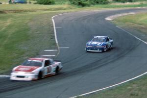 Tony Roper's Chevy Lumina and Tom Harrington's Olds Cutlass Supreme